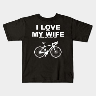 I Love My Wife White Version Kids T-Shirt